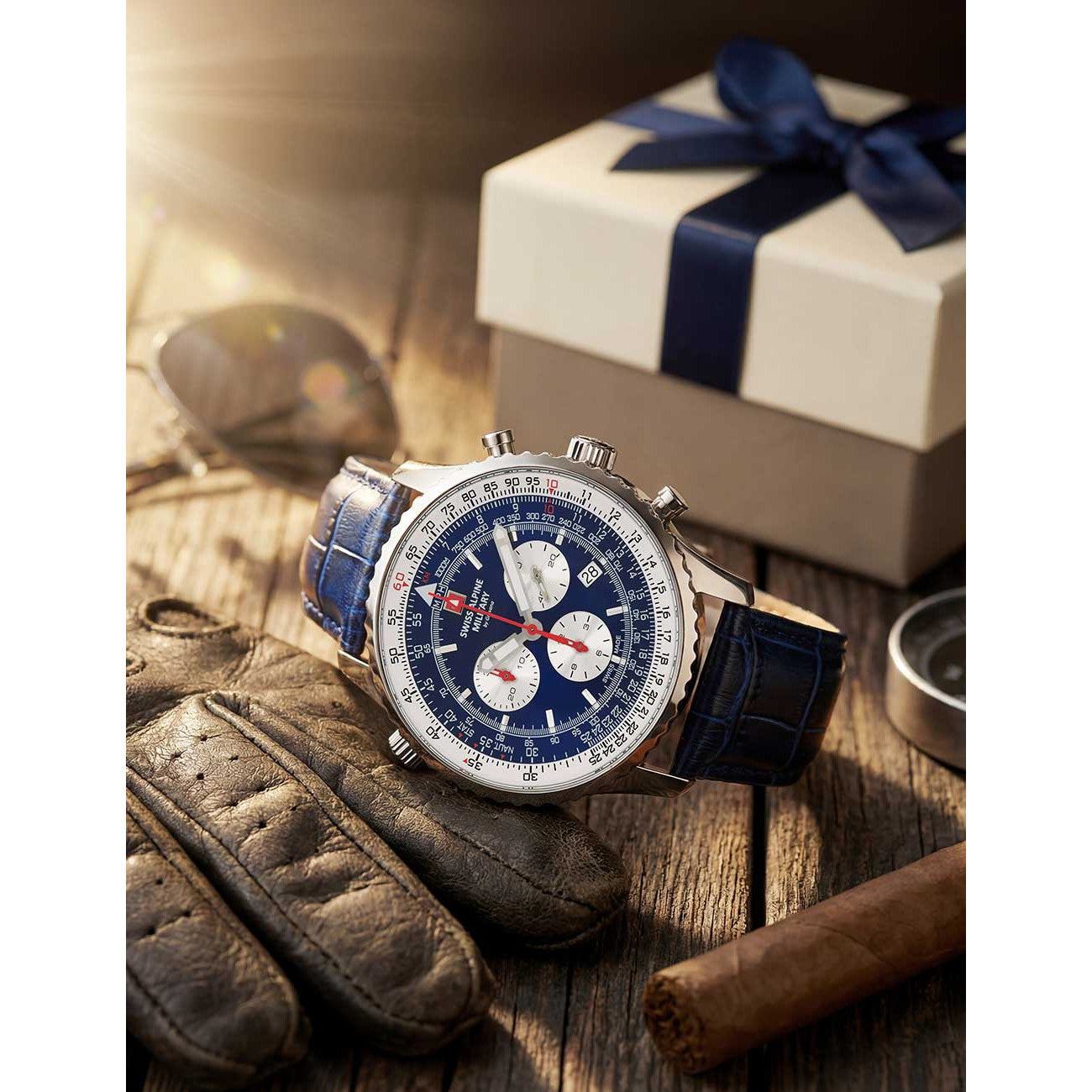 Swiss Alpine Military Ceas de mână 7078-9535