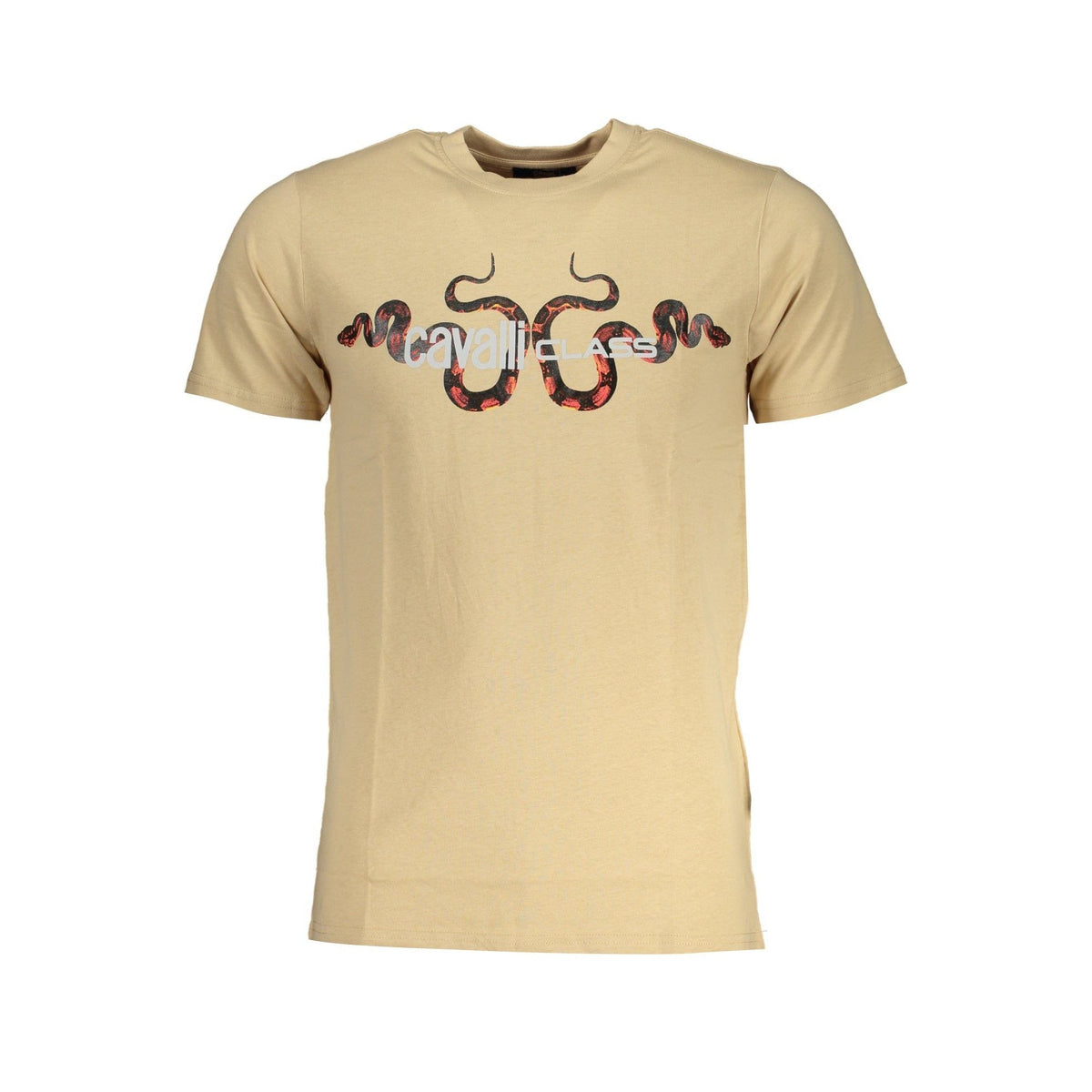 Cavalli Class Tricou QXT63GJD060 BEJ