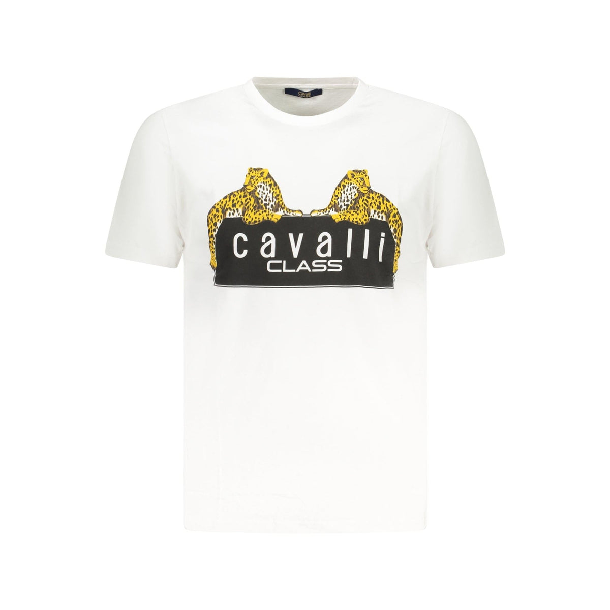 Cavalli Class Tricou TXT60NJD060 ALB