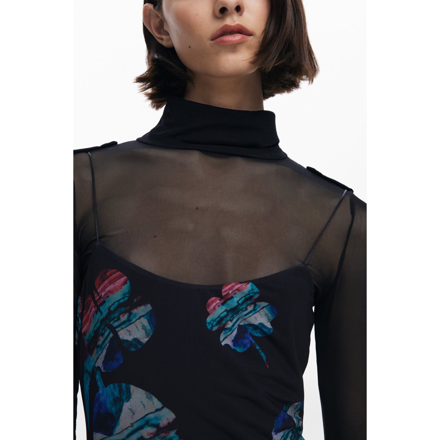 Desigual Rochie 25WWVK03 NEGRU