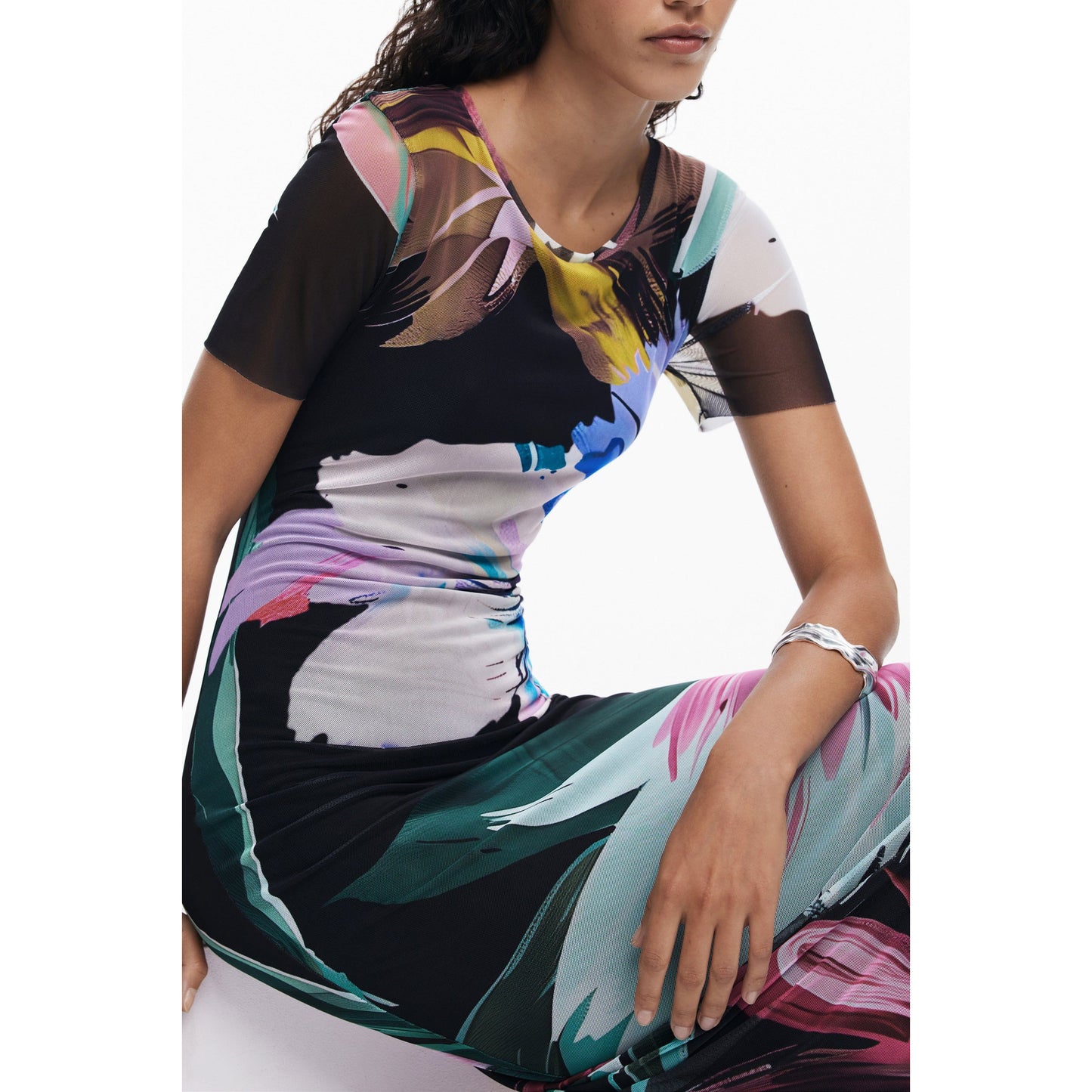 Desigual Rochie 25WWVK19 NEGRU