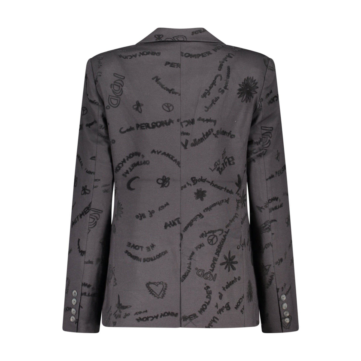 Desigual Geacă 26WWEW44 NEGRU