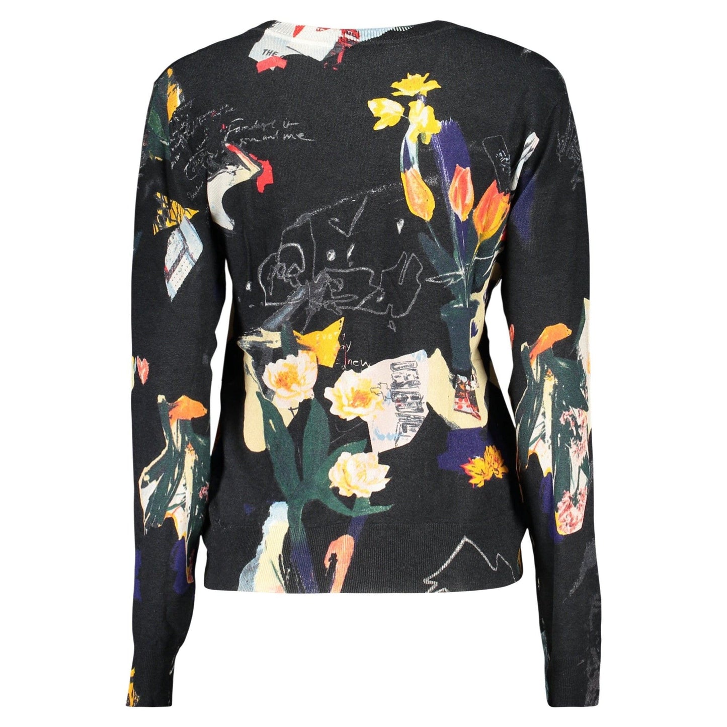 Desigual Pulover 26SWJF35 NEGRU