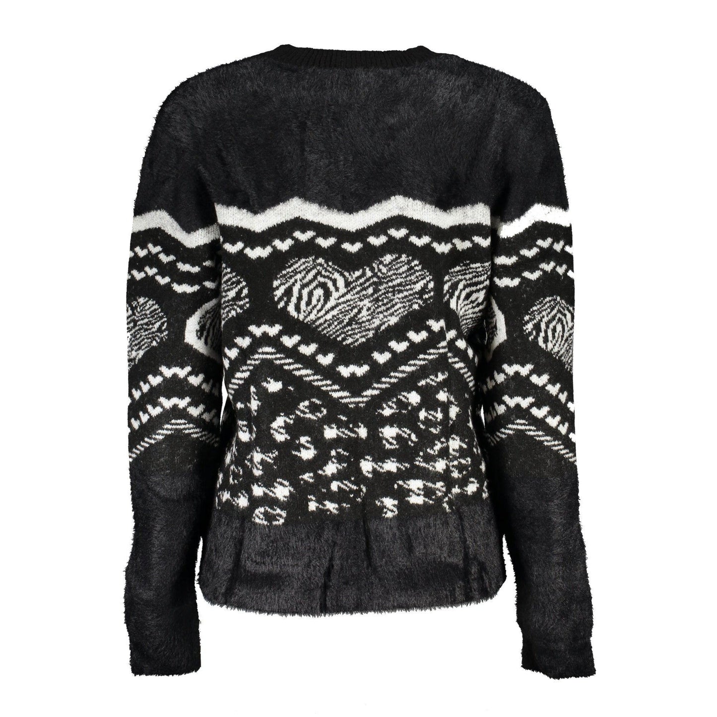 Desigual Pulover 23WWJF56 NEGRU