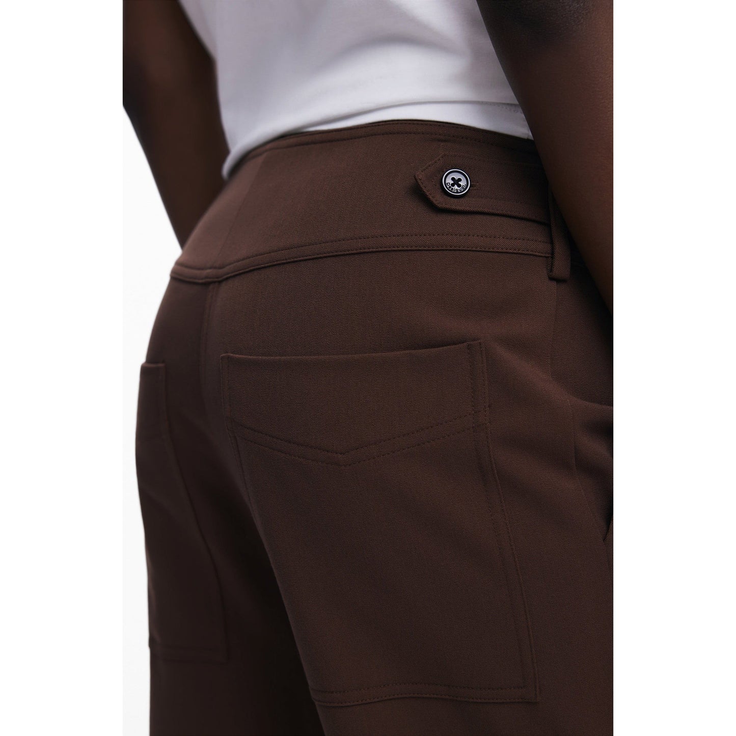 Desigual Pantaloni casual 25WWPW08 MARO