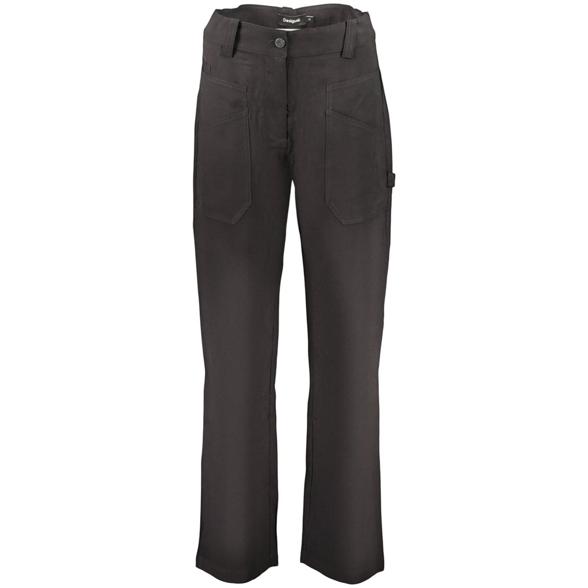 Desigual Pantaloni 26SWPW07 NEGRU