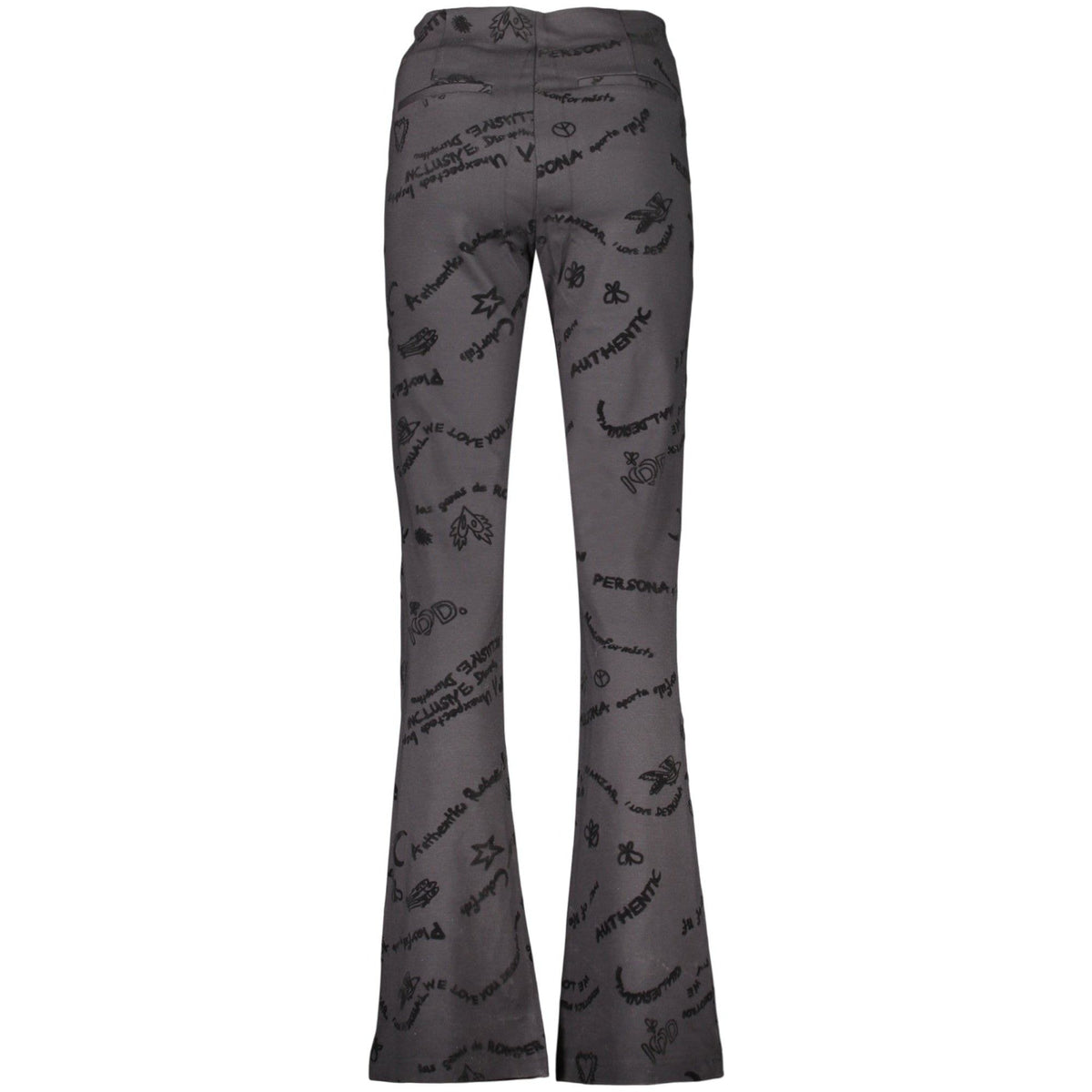 Desigual Pantaloni 26WWPW12 NEGRU
