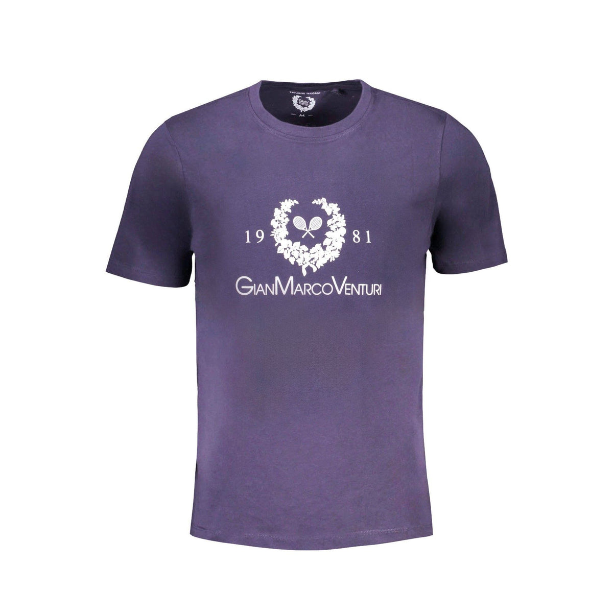 Gian Marco Venturi Tricou AU01419LINO BLEUMARIN