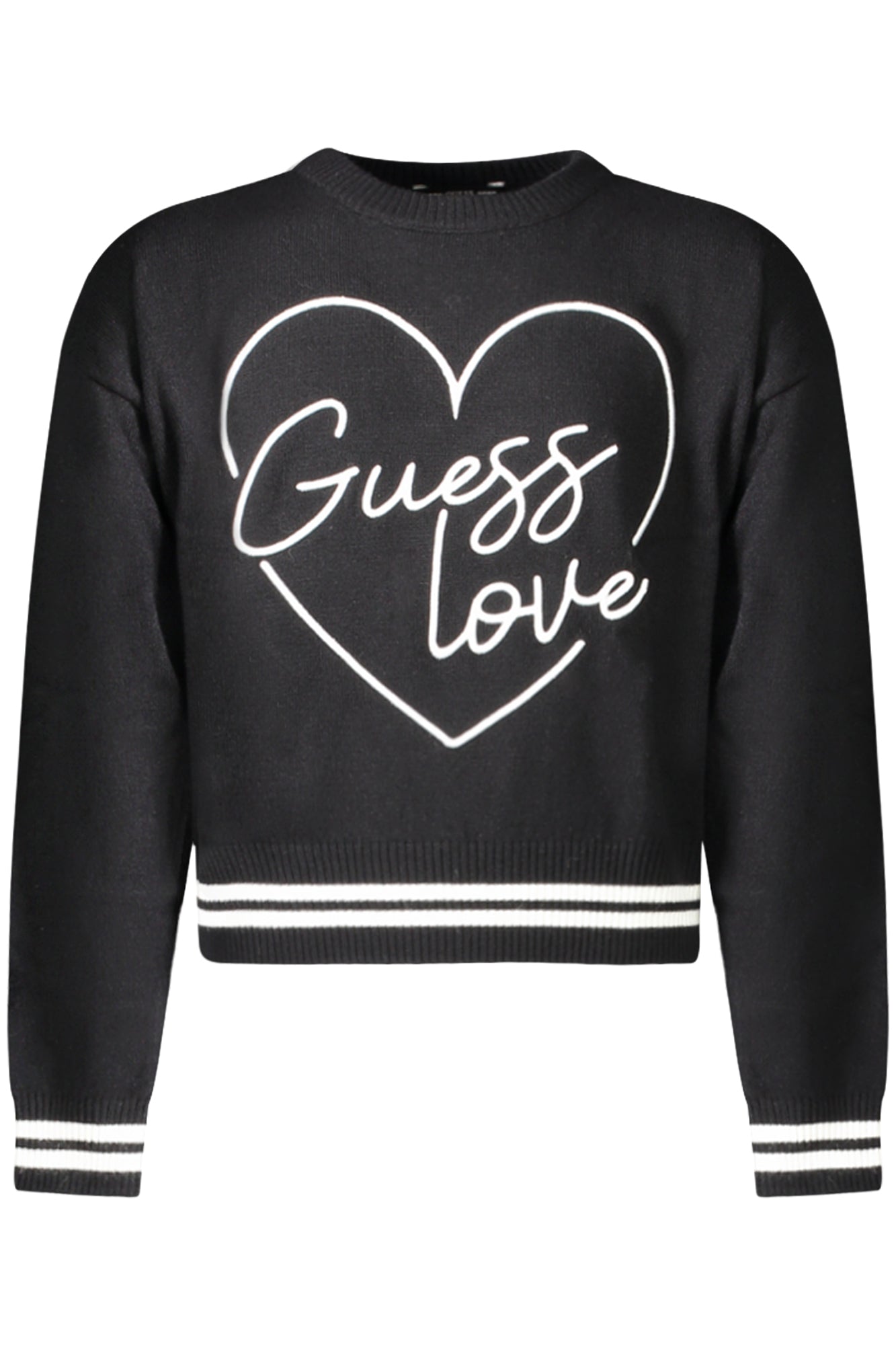 Guess Jeans Pulover J4YR05Z3FV0 NEGRU