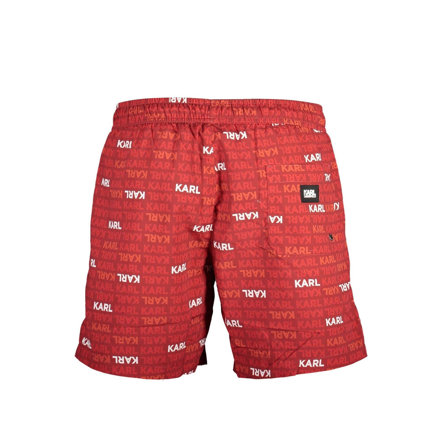 Karl Lagerfeld Pantaloni baie KL21MBM06 ROȘU