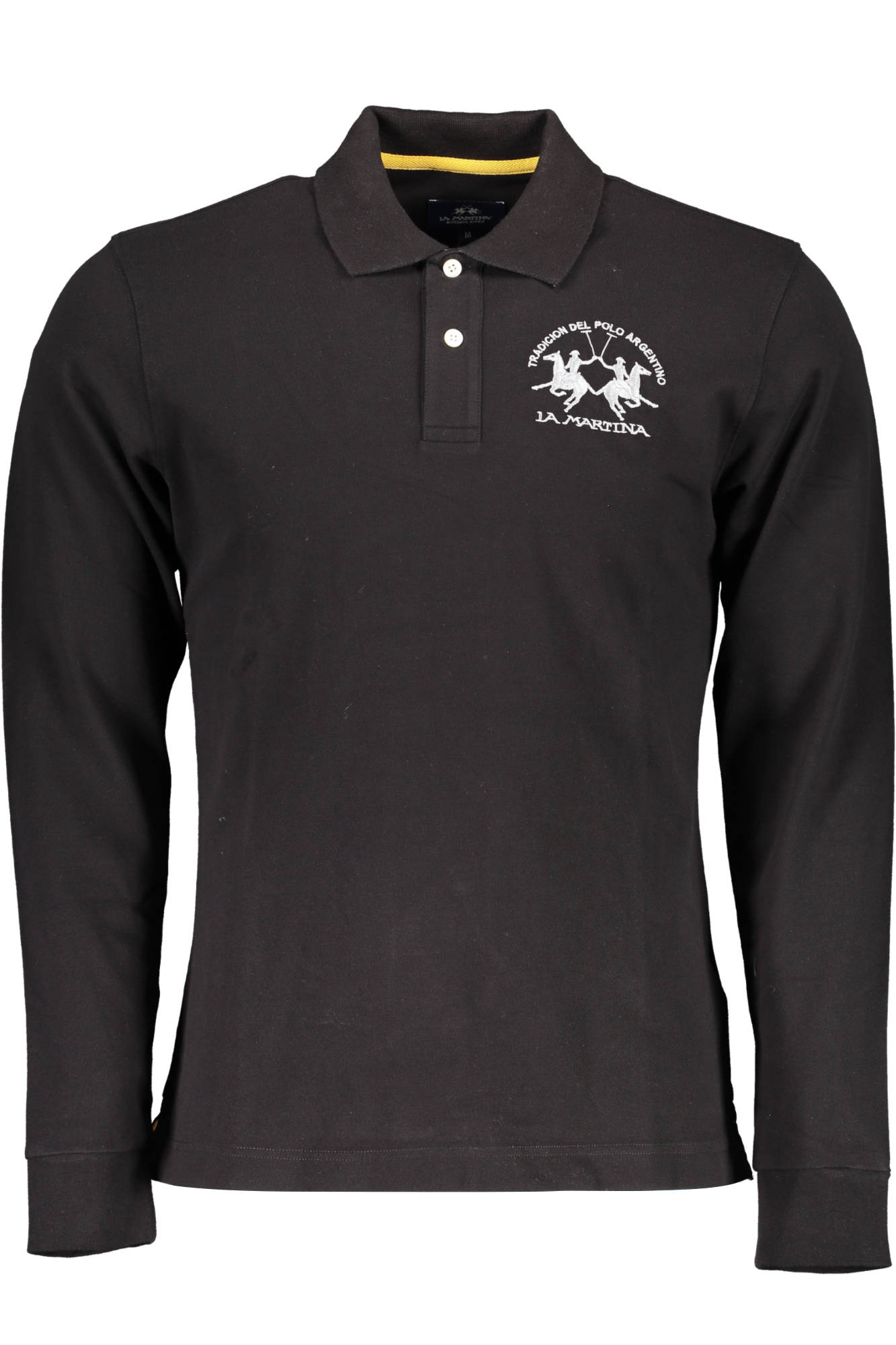 La Martina Tricou CCMP03PK001 NEGRU