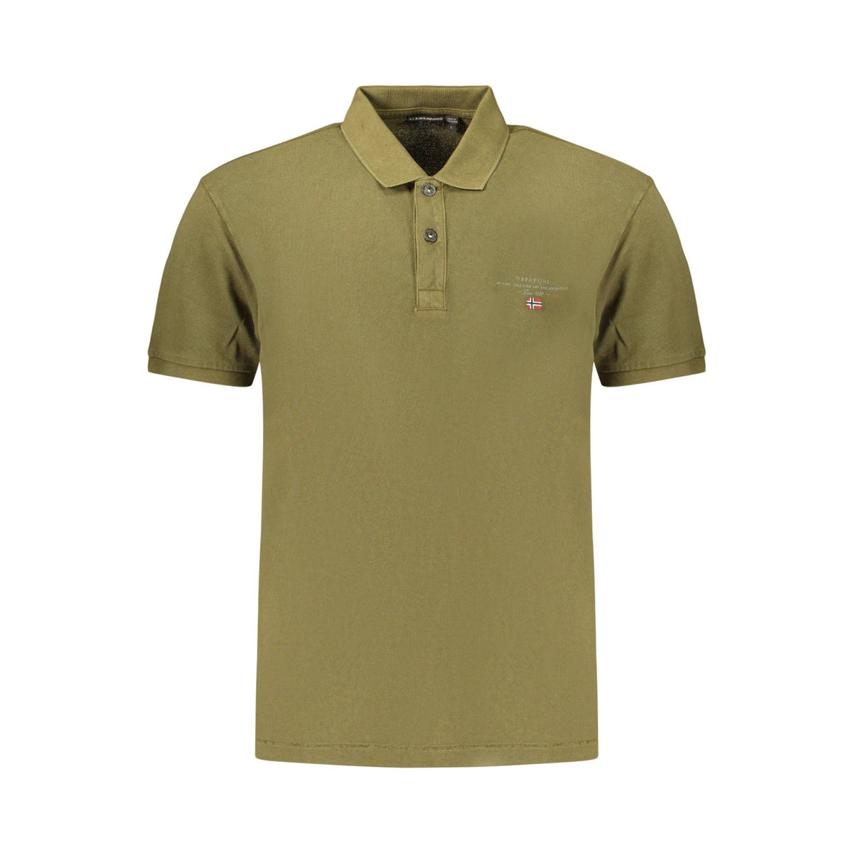 Napapijri Tricou NP0A4GDLELBASSS4 VERDE 3
