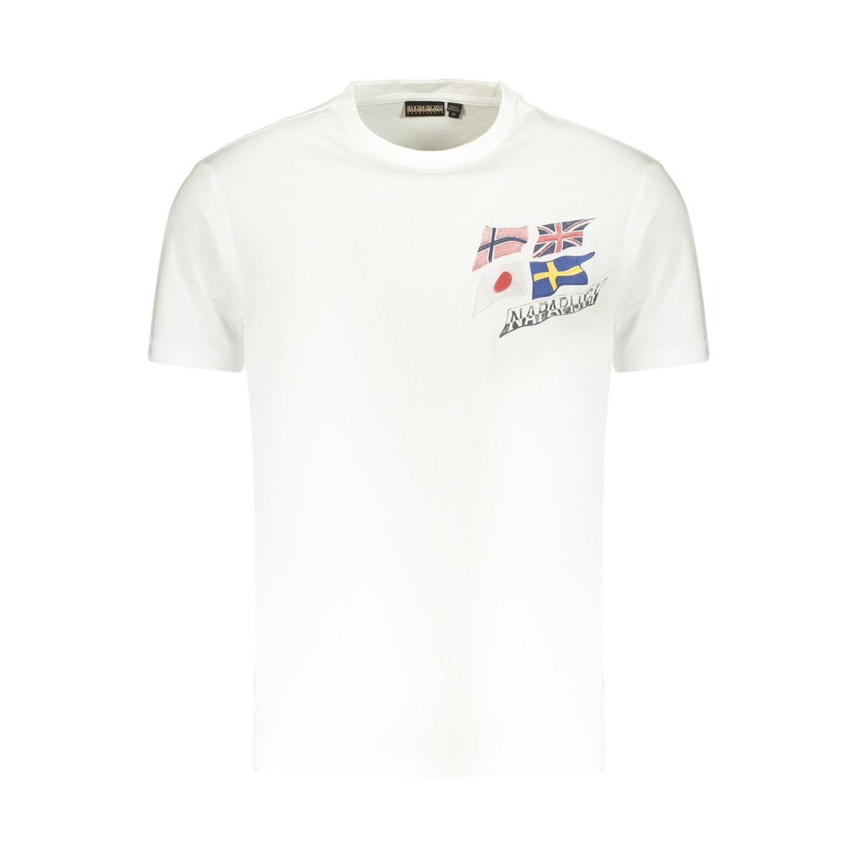 Napapijri Tricou NP0A4FZBSMAHSASS ALB 2