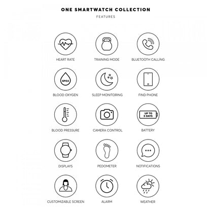 One Smartwatch Ceas de mână OSW4191BL61L