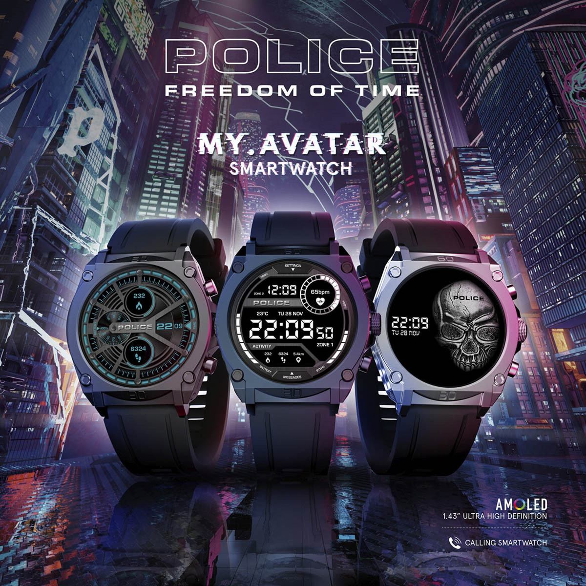 Police Smartwatch Ceas de mână PEIUN0000103