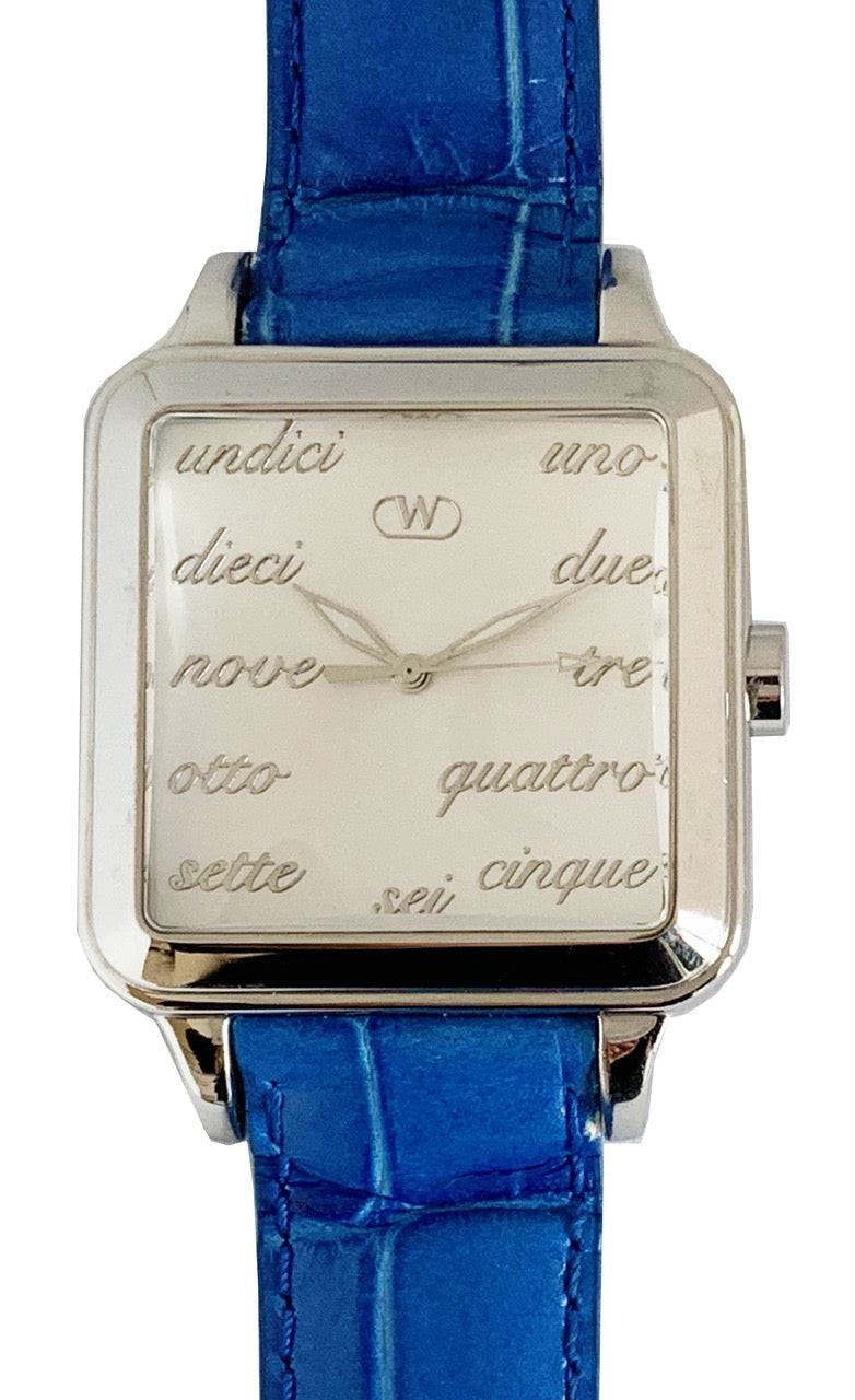 Wintex Milano Ceas de mână SQUARE BLU