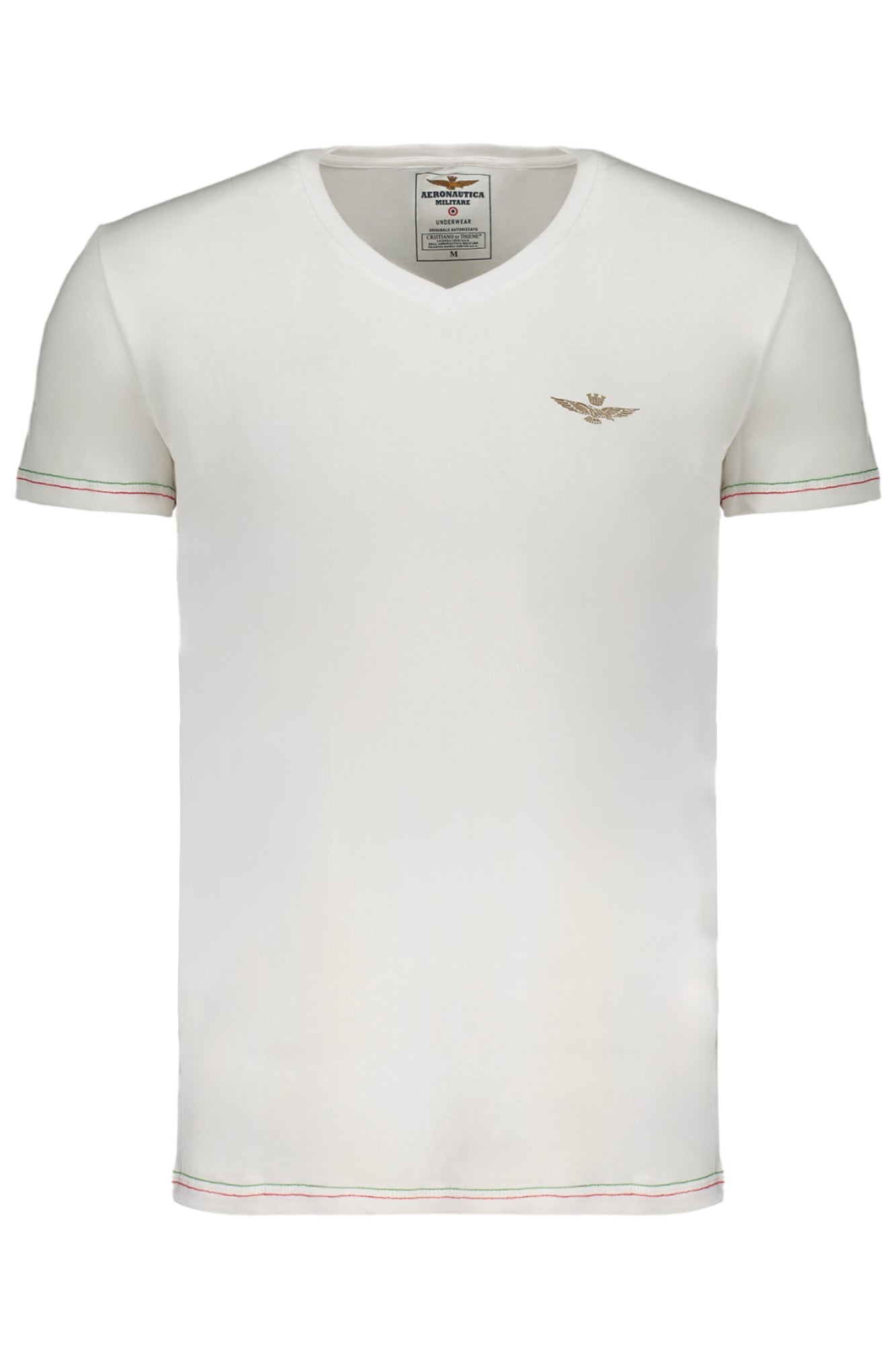Aeronautica Militare Tricou SCOTI004J508 ALB