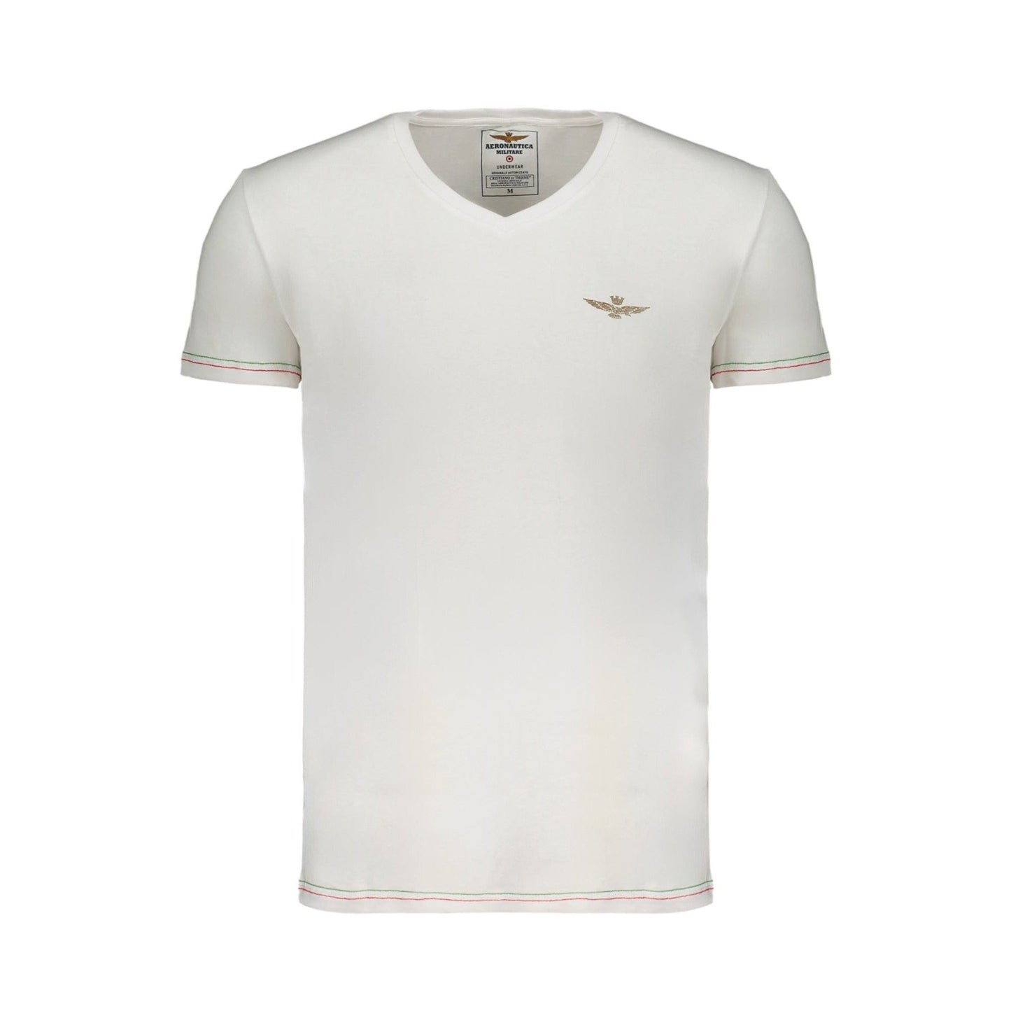 Aeronautica Militare Tricou SCOTI004J508 ALB