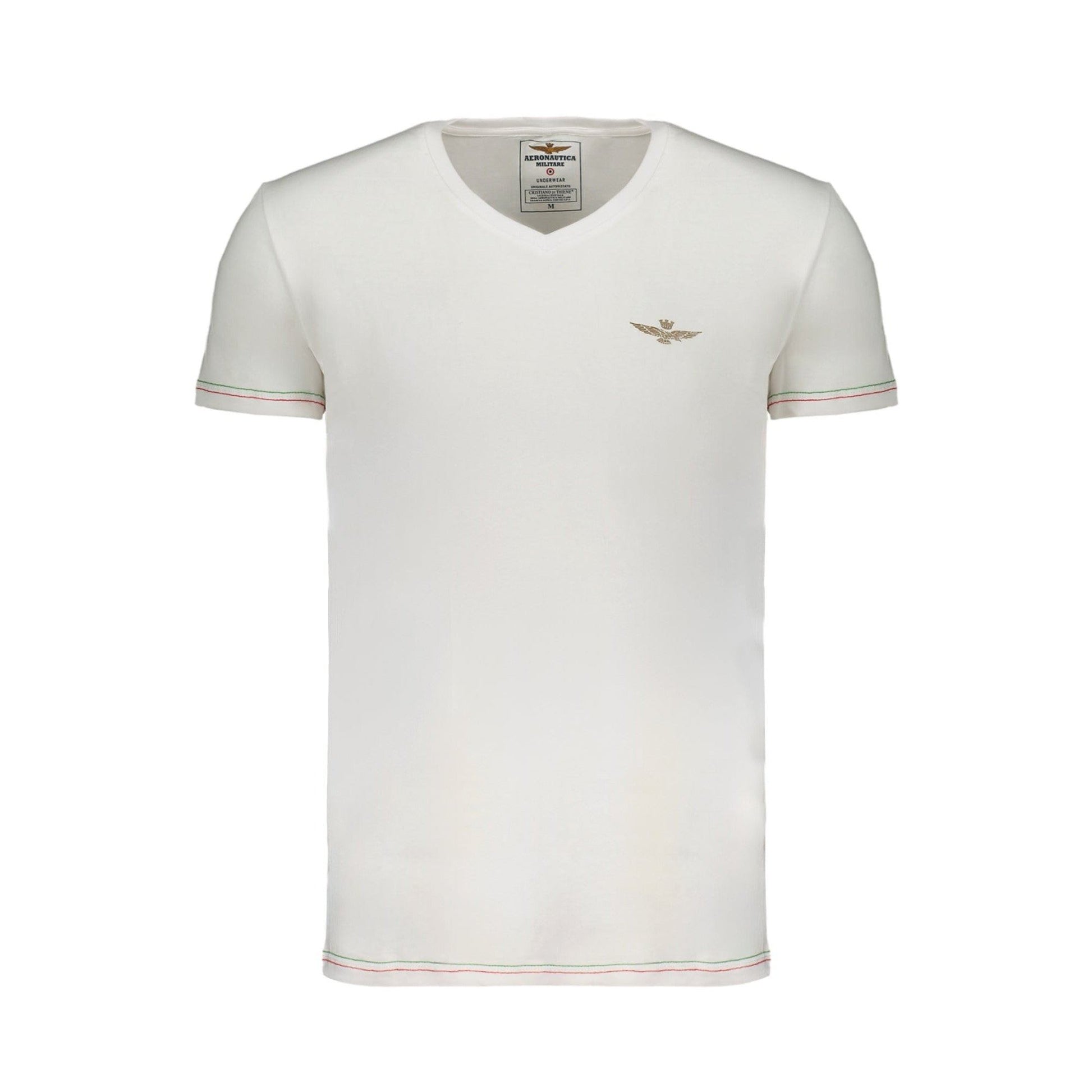 Aeronautica Militare Tricou SCOTI004J508 ALB