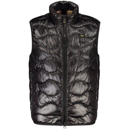 Blauer Apparel Vestă 26SBLUX02184 NEGRU