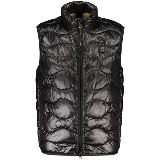 Blauer Apparel Vestă 26SBLUX02184 NEGRU