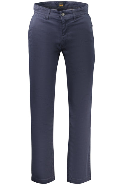 Boss Pantaloni casual 50534378CHINOREGULAR1 BLEUMARIN