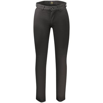 Boss Pantaloni casual 50552095CHINOSLIM NEGRU