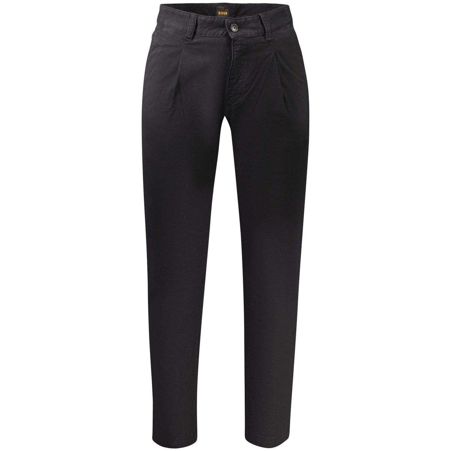 Boss Pantaloni 50559299CHINOPLEATED1 NEGRU