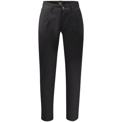 Boss Pantaloni 50559299CHINOPLEATED1 NEGRU