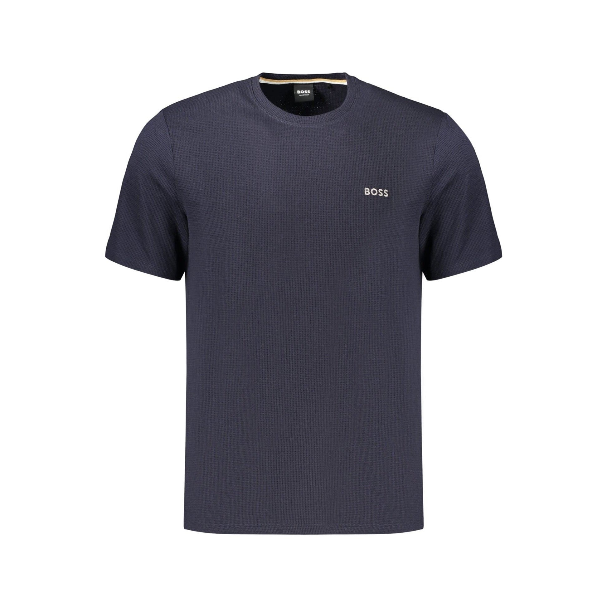 Boss Tricou 50535891WAFFLET-SHIRT BLEUMARIN