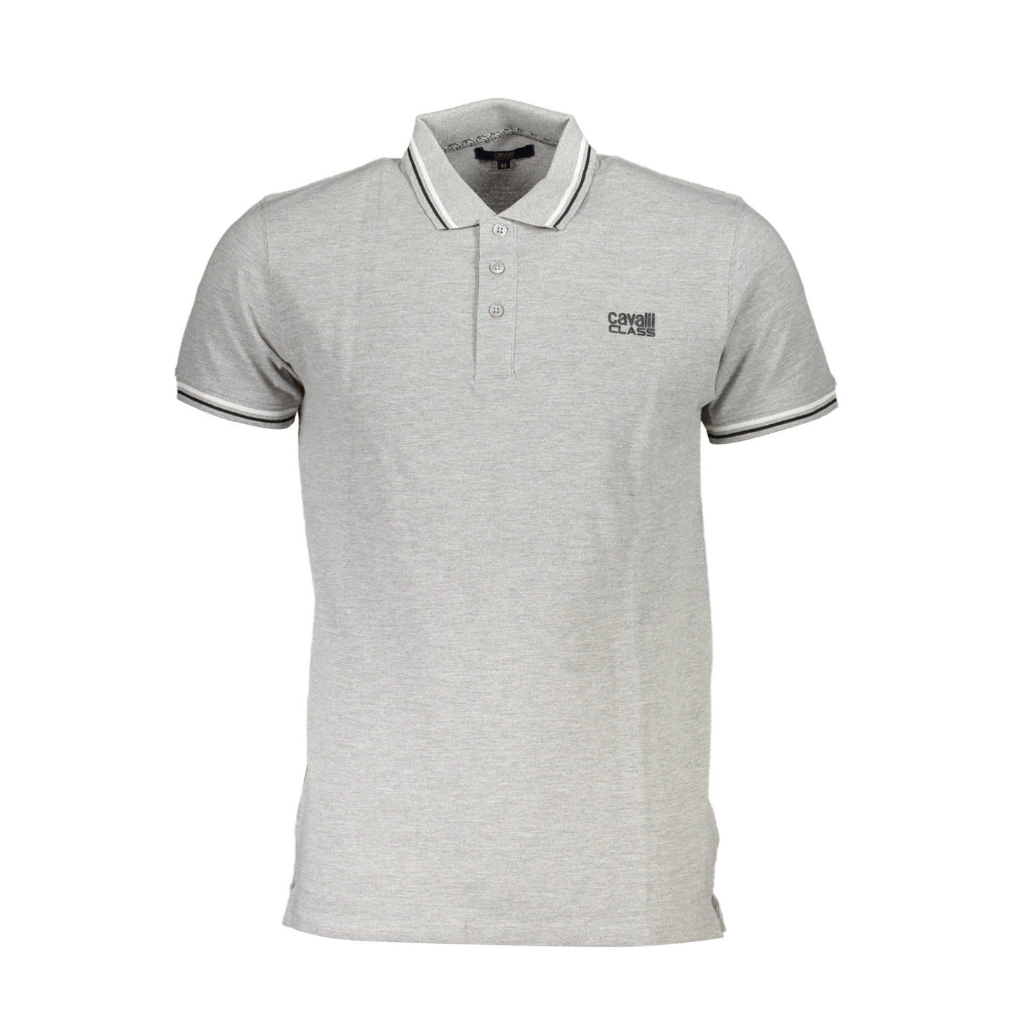 Cavalli Class Tricou polo QXT64T-KB002 GRI