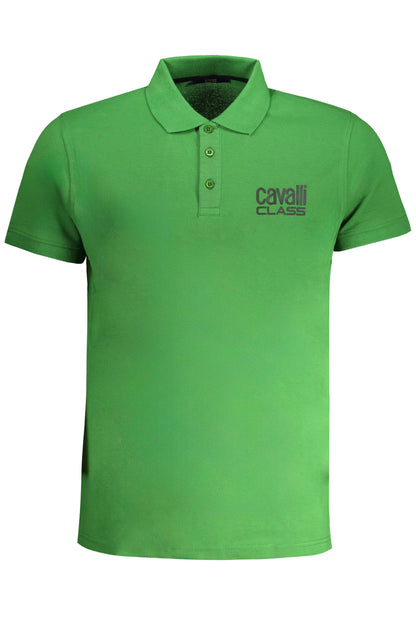 Cavalli Class Tricou QXT64ZKB002 VERDE 2