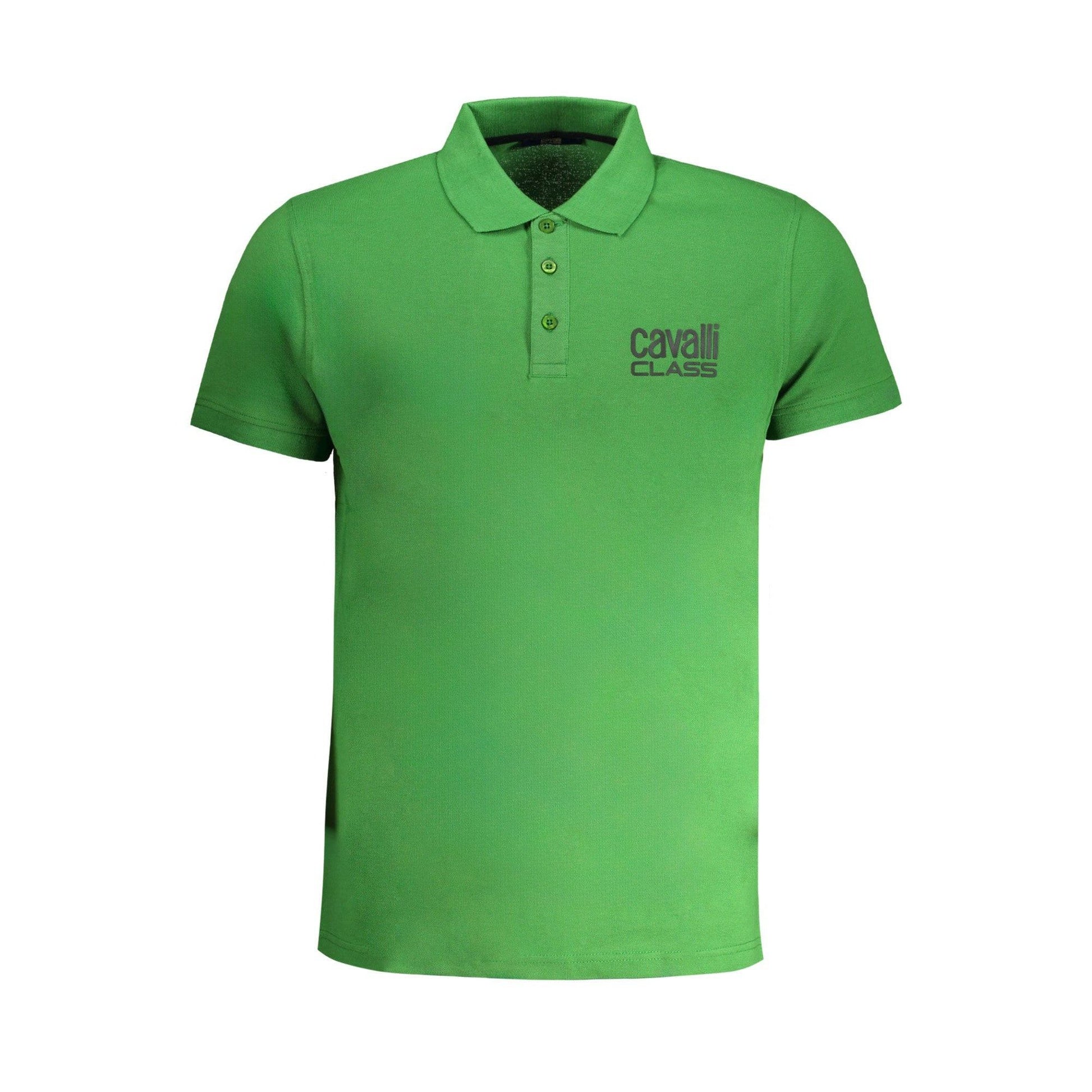 Cavalli Class Tricou QXT64ZKB002 VERDE 2