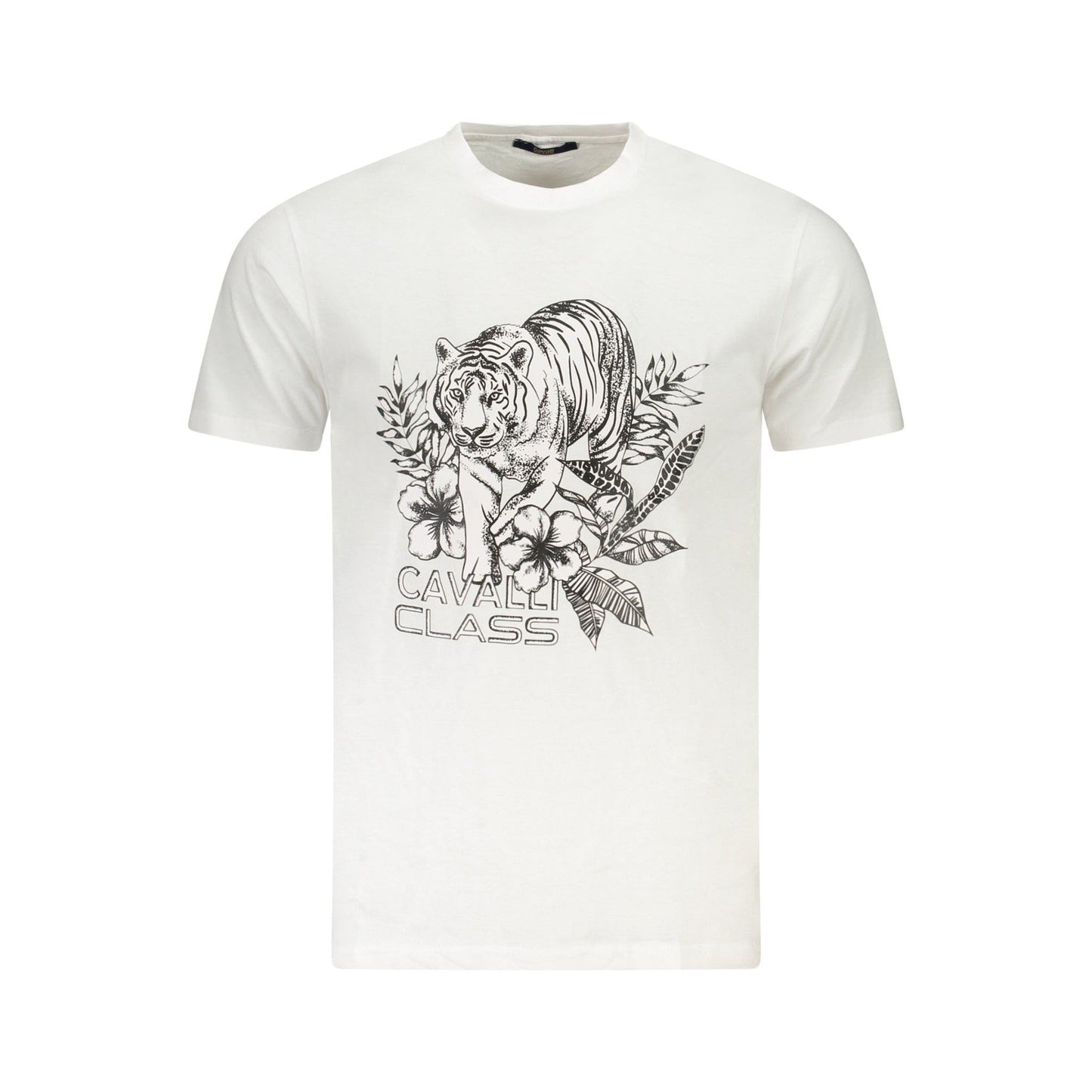 Cavalli Class Tricou TXT60RJD060 ALB