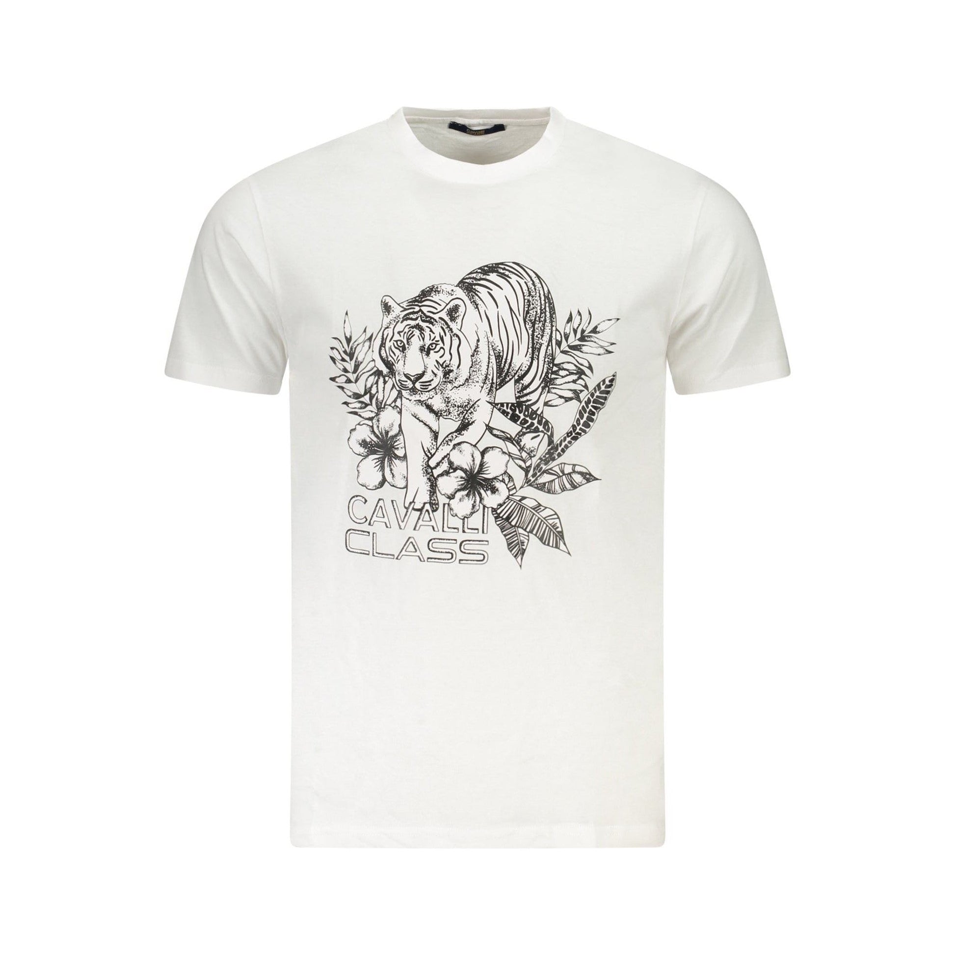 Cavalli Class Tricou TXT60RJD060 ALB