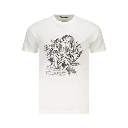 Cavalli Class Tricou TXT60RJD060 ALB