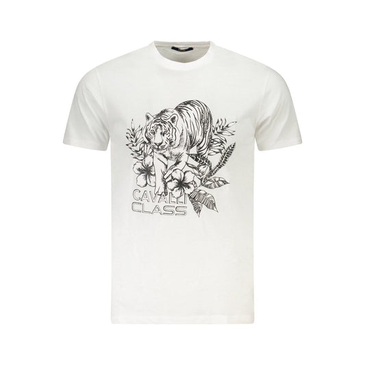 Cavalli Class Tricou TXT60RJD060 ALB