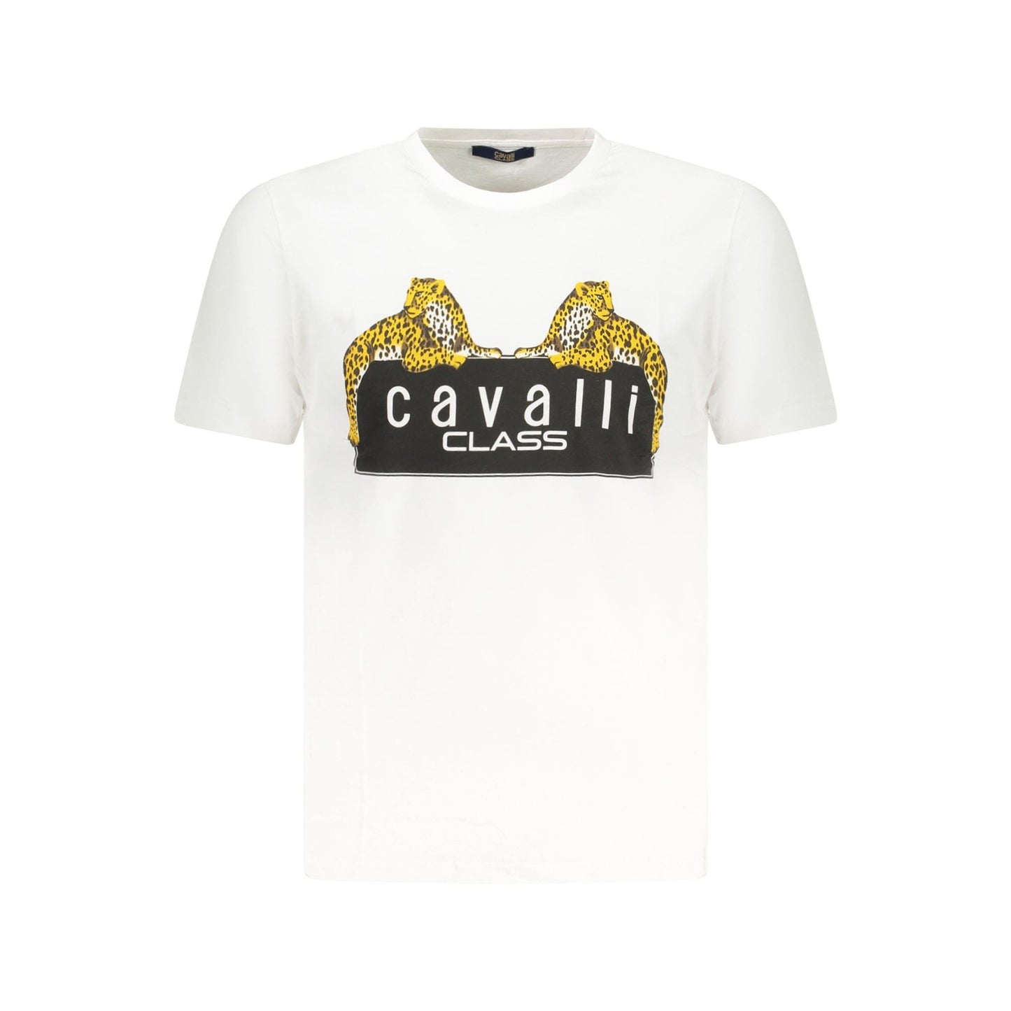 Cavalli Class Tricou TXT60NJD060 ALB