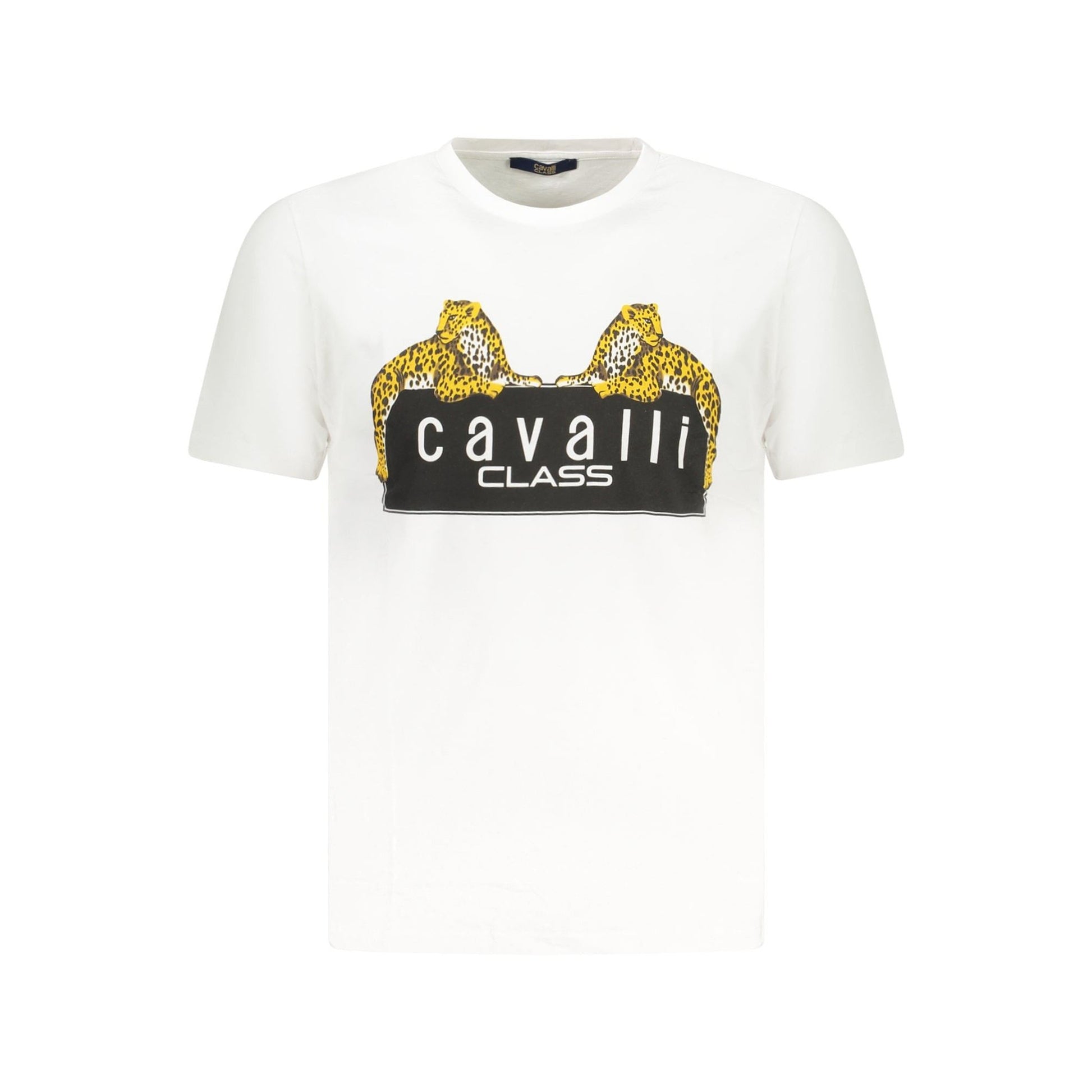 Cavalli Class Tricou TXT60NJD060 ALB