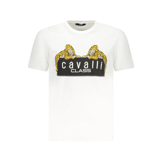 Cavalli Class Tricou TXT60NJD060 ALB