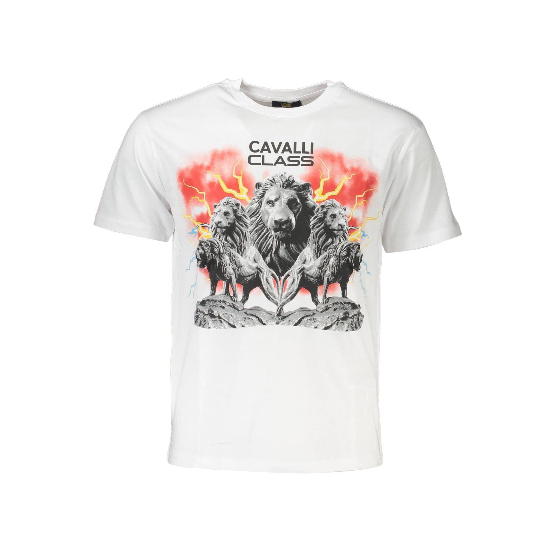Cavalli Class Tricou QXT60FJD060 ALB