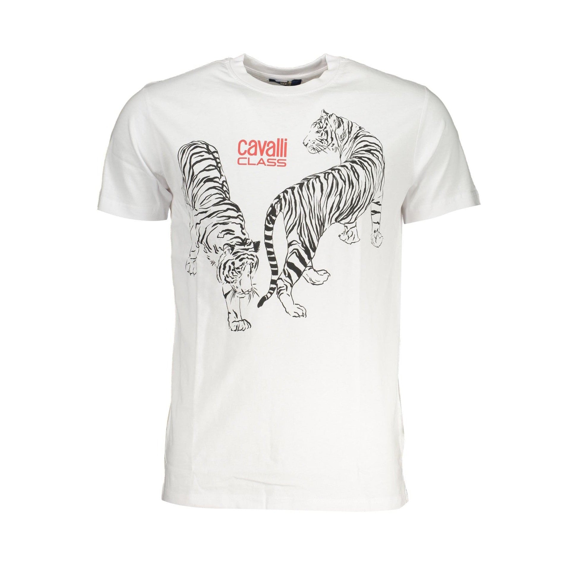Cavalli Class Tricou QXT62YJD060 ALB