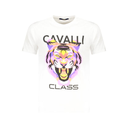Cavalli Class Tricou TXT60FJD060 ALB