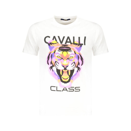 Cavalli Class Tricou TXT60FJD060 ALB
