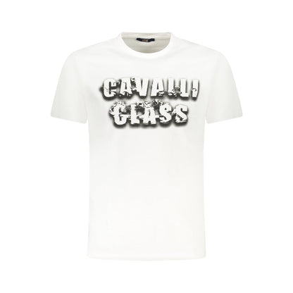 Cavalli Class Tricou TXT61CJD060 ALB