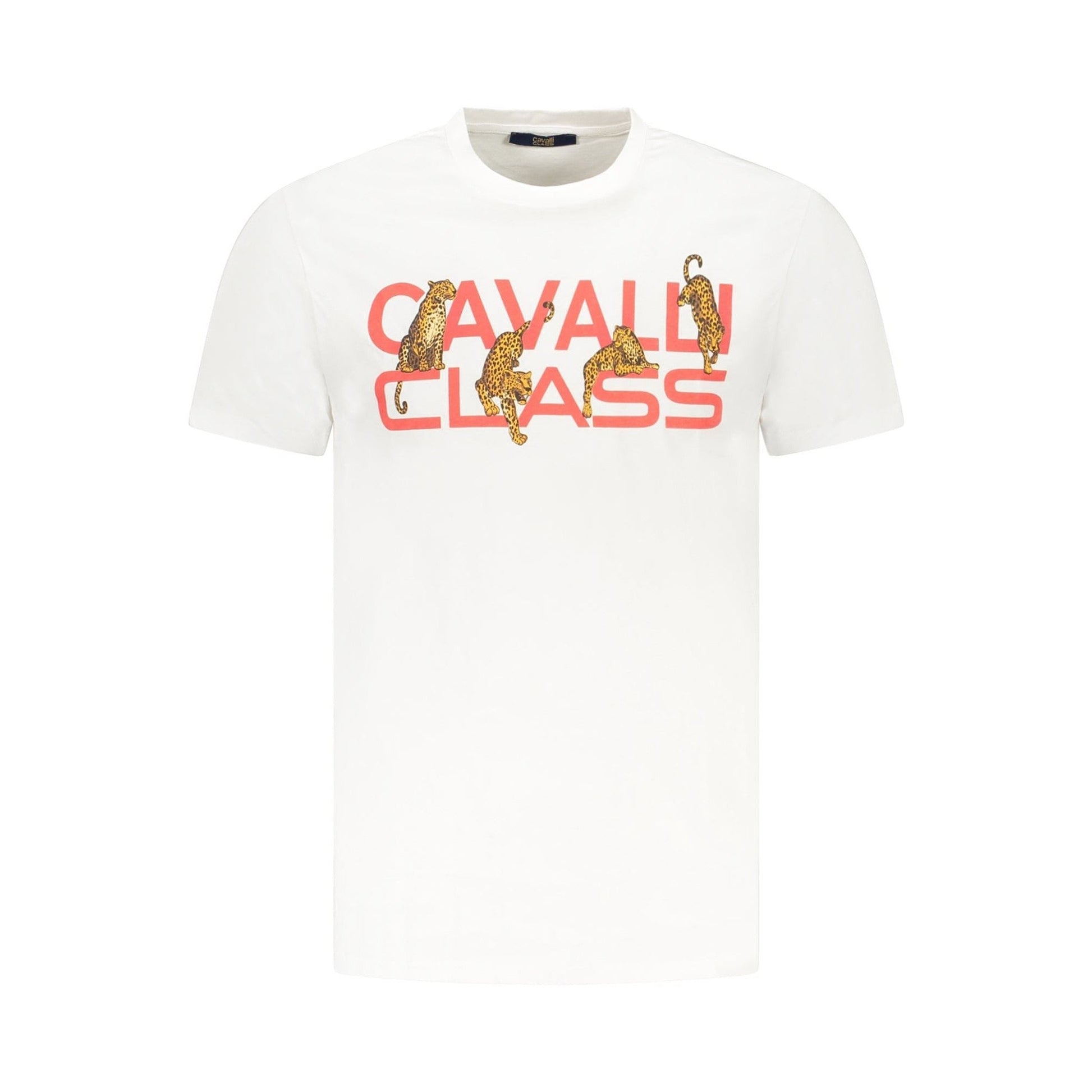 Cavalli Class Tricou TXT60MJD060 ALB