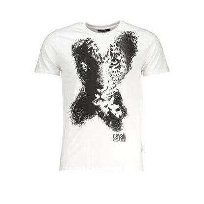 Cavalli Class Tricou QXT63AJD060 ALB