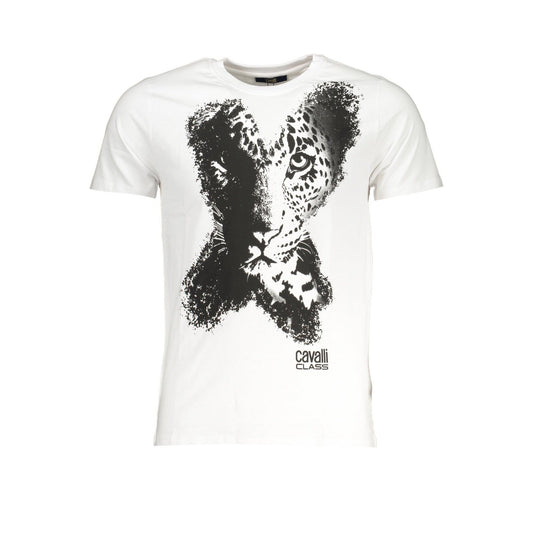 Cavalli Class Tricou QXT63AJD060 ALB