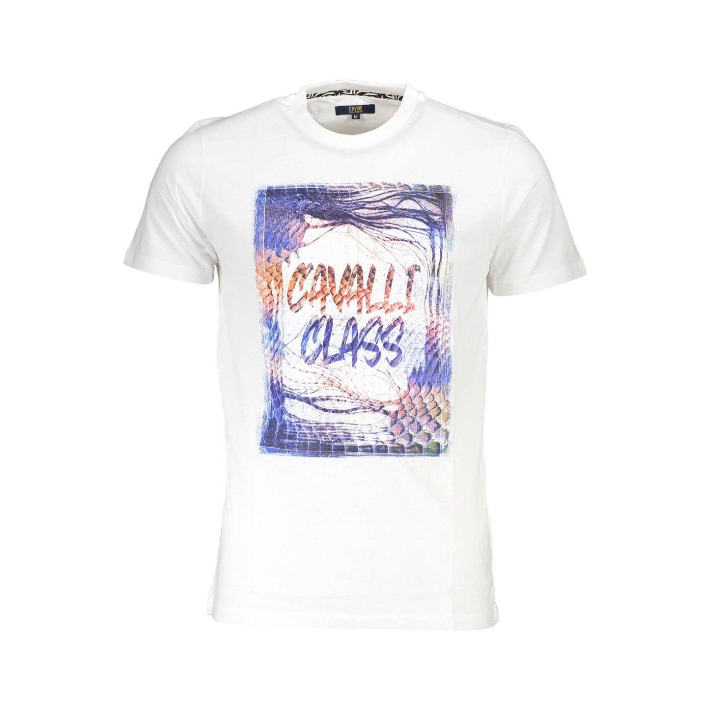Cavalli Class Tricou QXT61OJD060 ALB