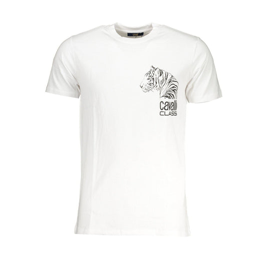 Cavalli Class Tricou QXT63EJD060 ALB